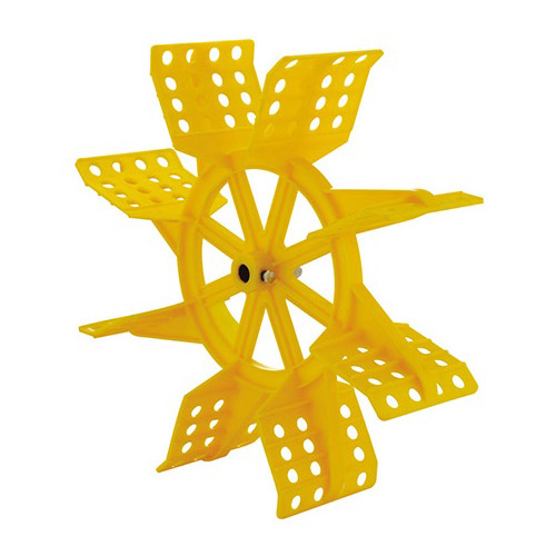 Rotor integral al aeratorului tip roată